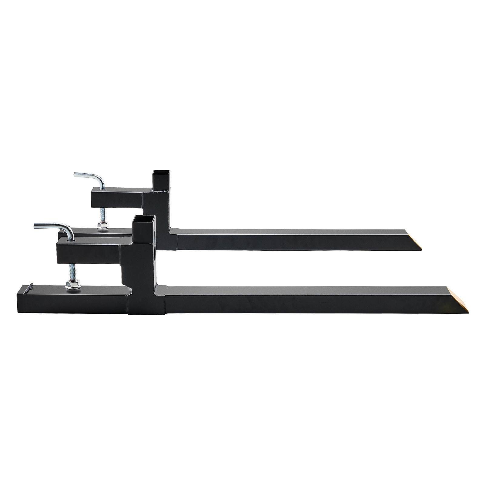VEVOR Clamp on Pallet Forks 2000lbs Tractor Forks 43″ Heavy Duty Bucket Forks