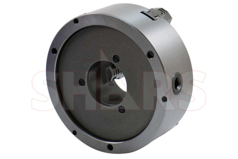 8″ 3 Jaw Self Centering Plain Back Lathe Chuck Reversible .0039″ TIR Cert R[