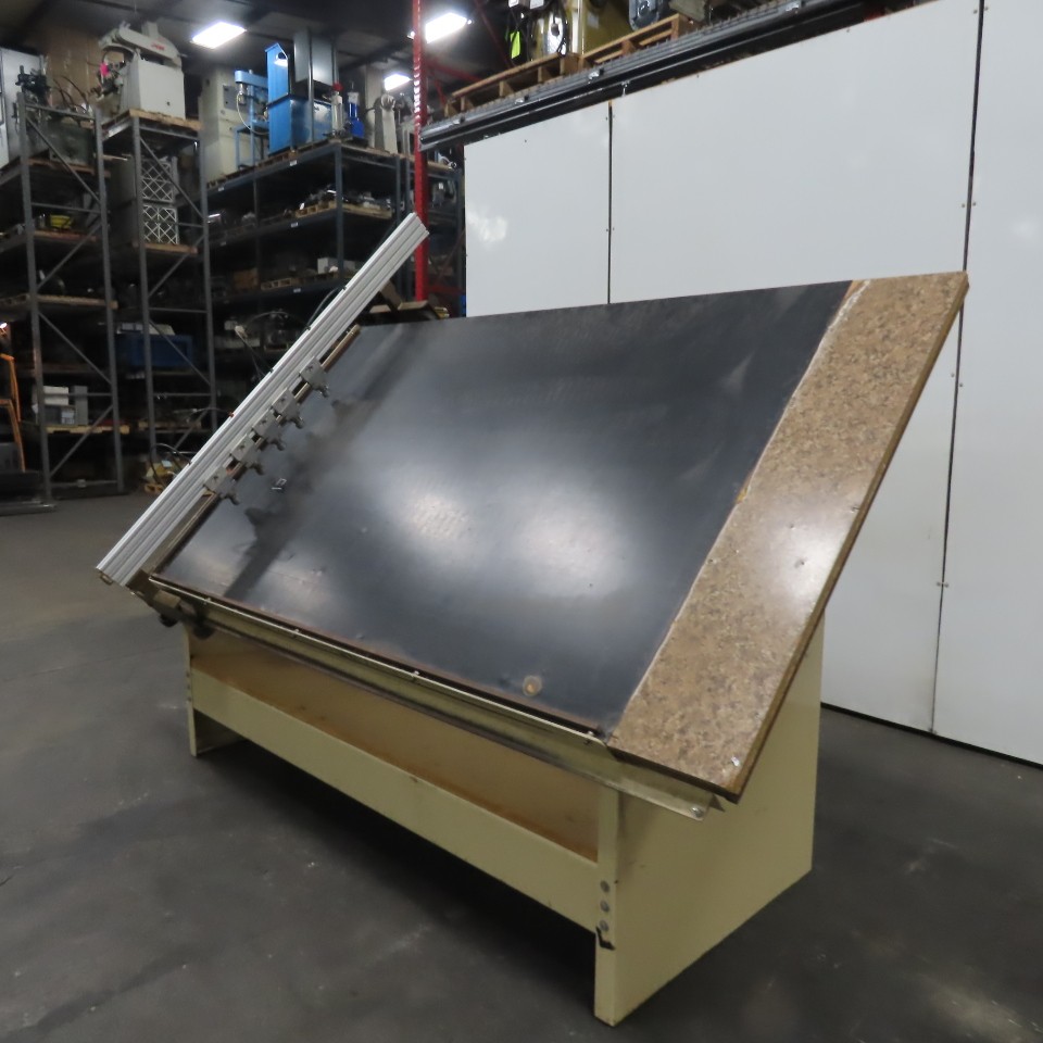 Ritter R215 E/A 5′ x 8′ Face Frame Assembly A Frame Table 5 Pneumatic Clamps