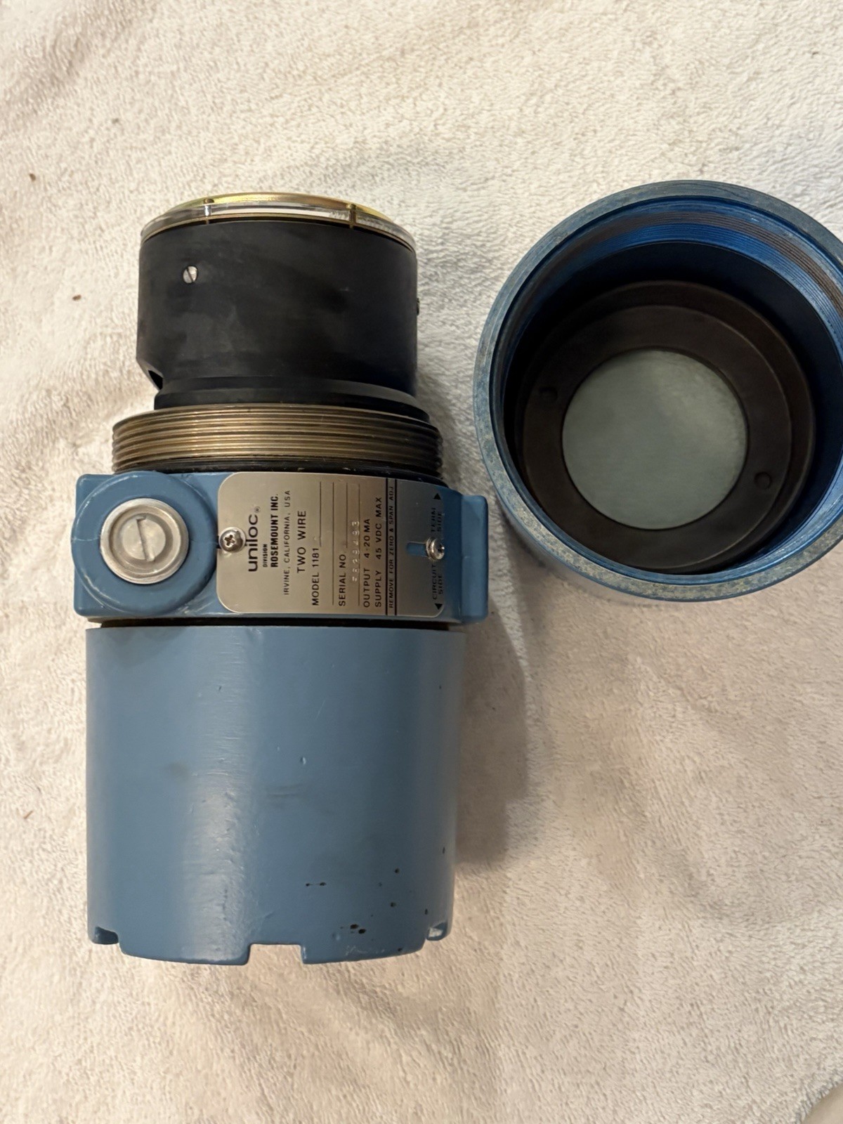 Rosemount Uniloc 1181C Conductivity Transmitter 4-20mA Explosion Proof 5-85C