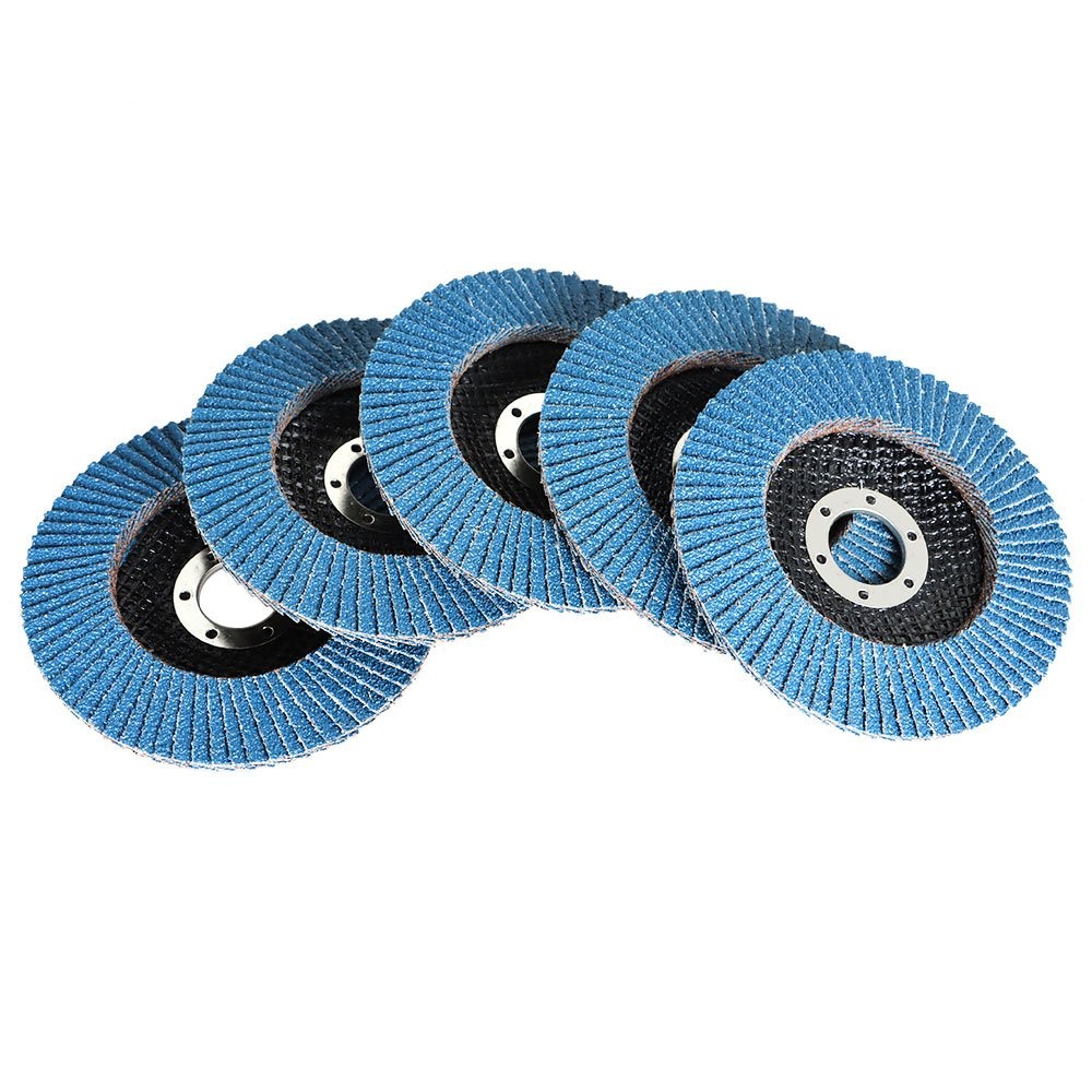 200Pack 4-1/2″×7/8» 40 Grit T29 Premium Zirconia Flap Disc Sanding Grinding