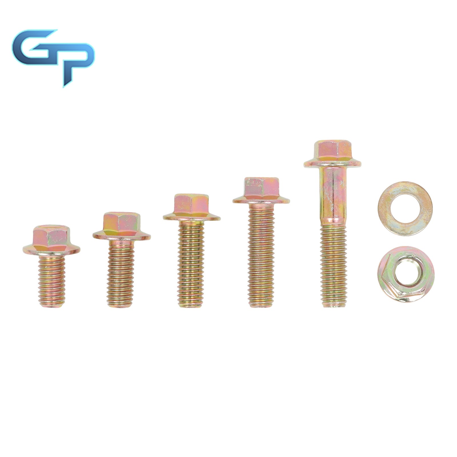 M6 M8 M10 EXTERNAL HEX DRIVE FLANGE BOLTS ASSORTMENT KIT FOR INDUSTRIAL 521PCS