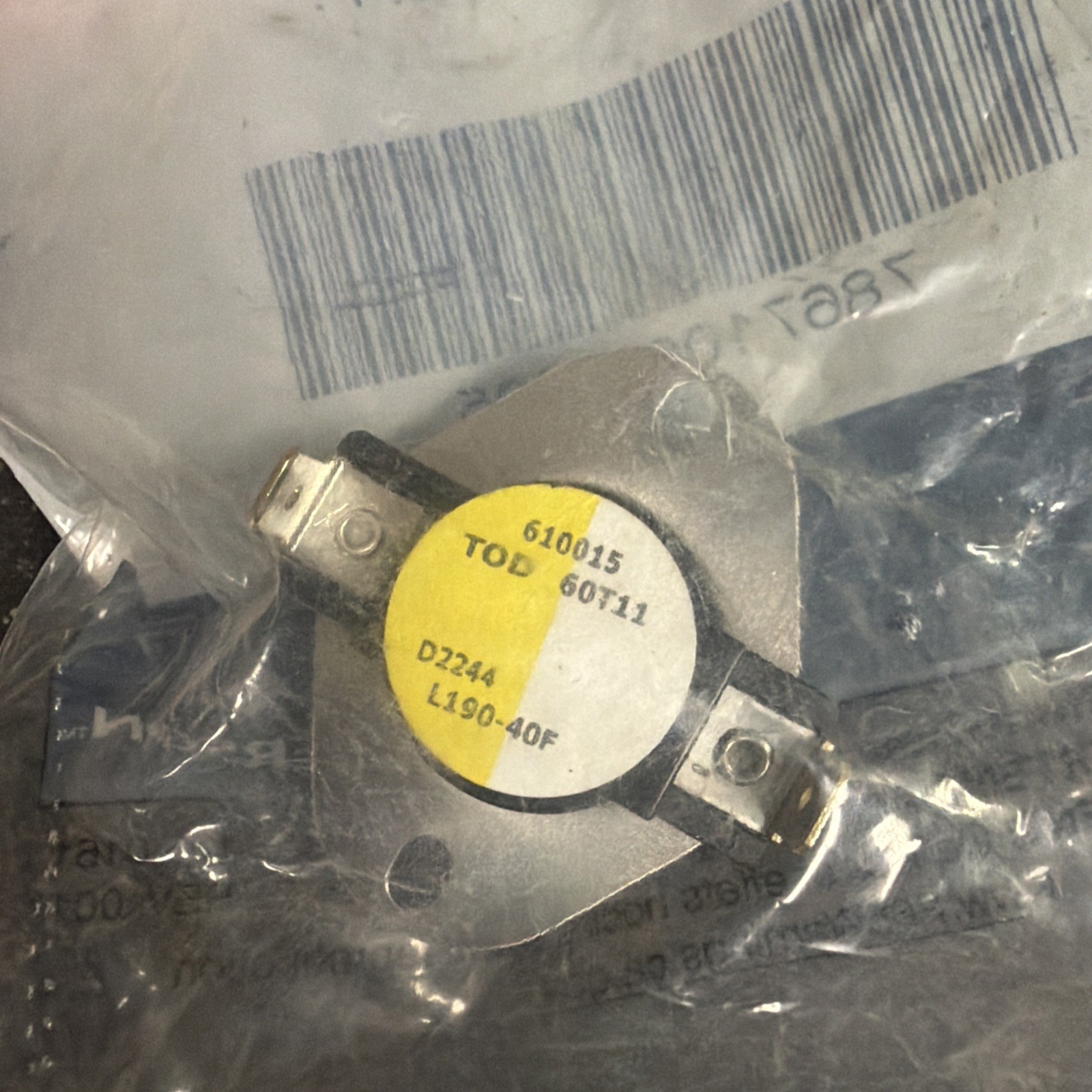 Emerson White Rodgers 3L01-190 Snap Disc Limit Control L36-119