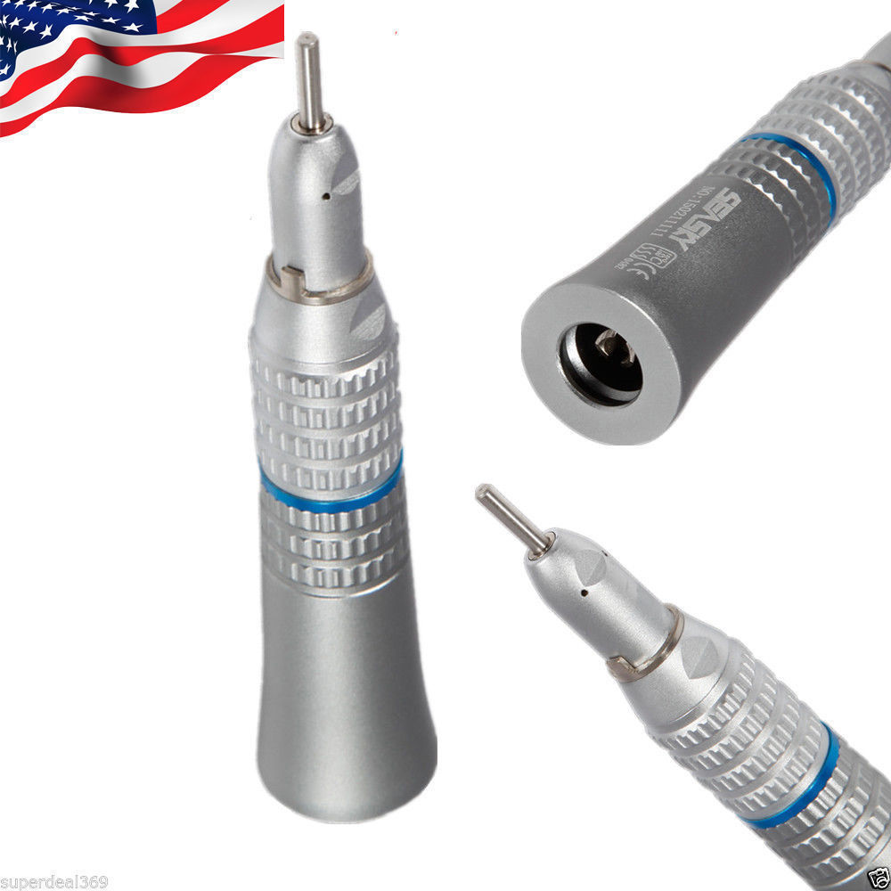 Dental Slow Speed Handpiece Contra Angle Straight Air Motor 2/4H Push/Latch HOT