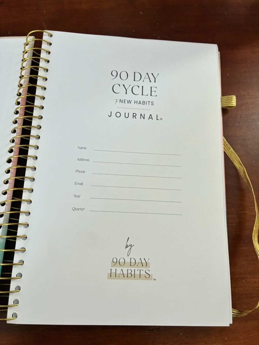 90 Day Cycle to New Habits Journal: A Network Marketers Guide