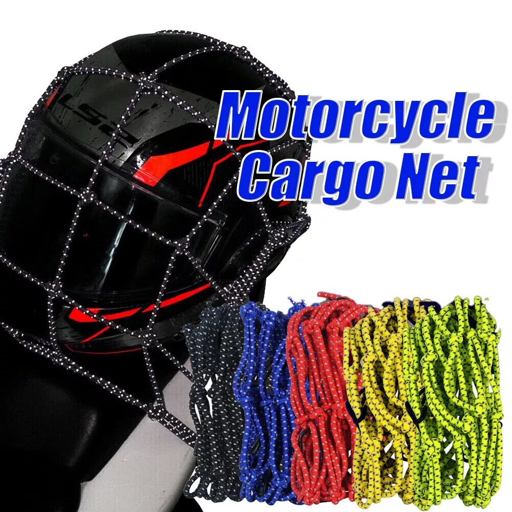 15″X15″ Small Elastic Cargo Bungee Net with 6 Hooks for Bike Bicycle Motorcycle