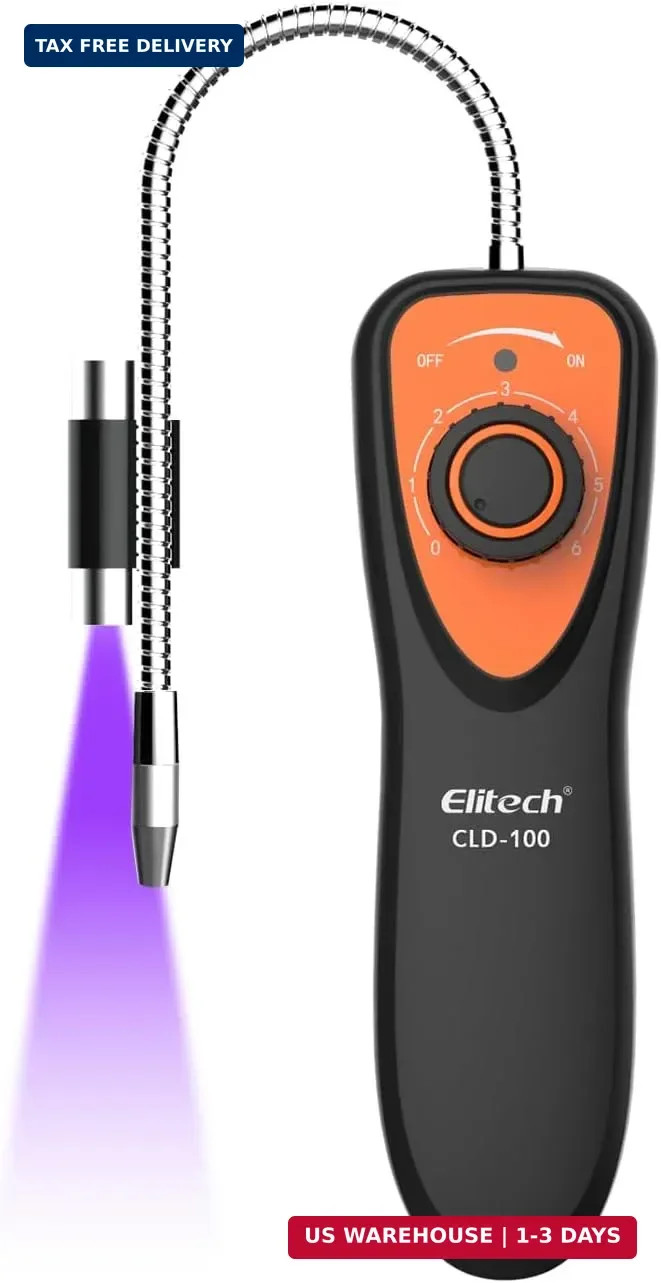 Elitech Refrigerant Leak Detector, CLD-100 Freon Leak Detector Car HVAC Halogen