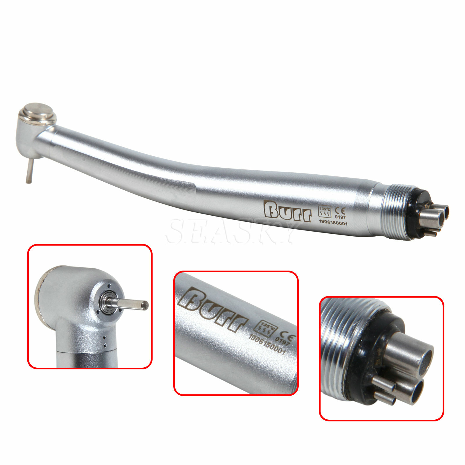 10x NSK Style Dental High Speed Handpiece Push Button standard head 4 Holes U3BM
