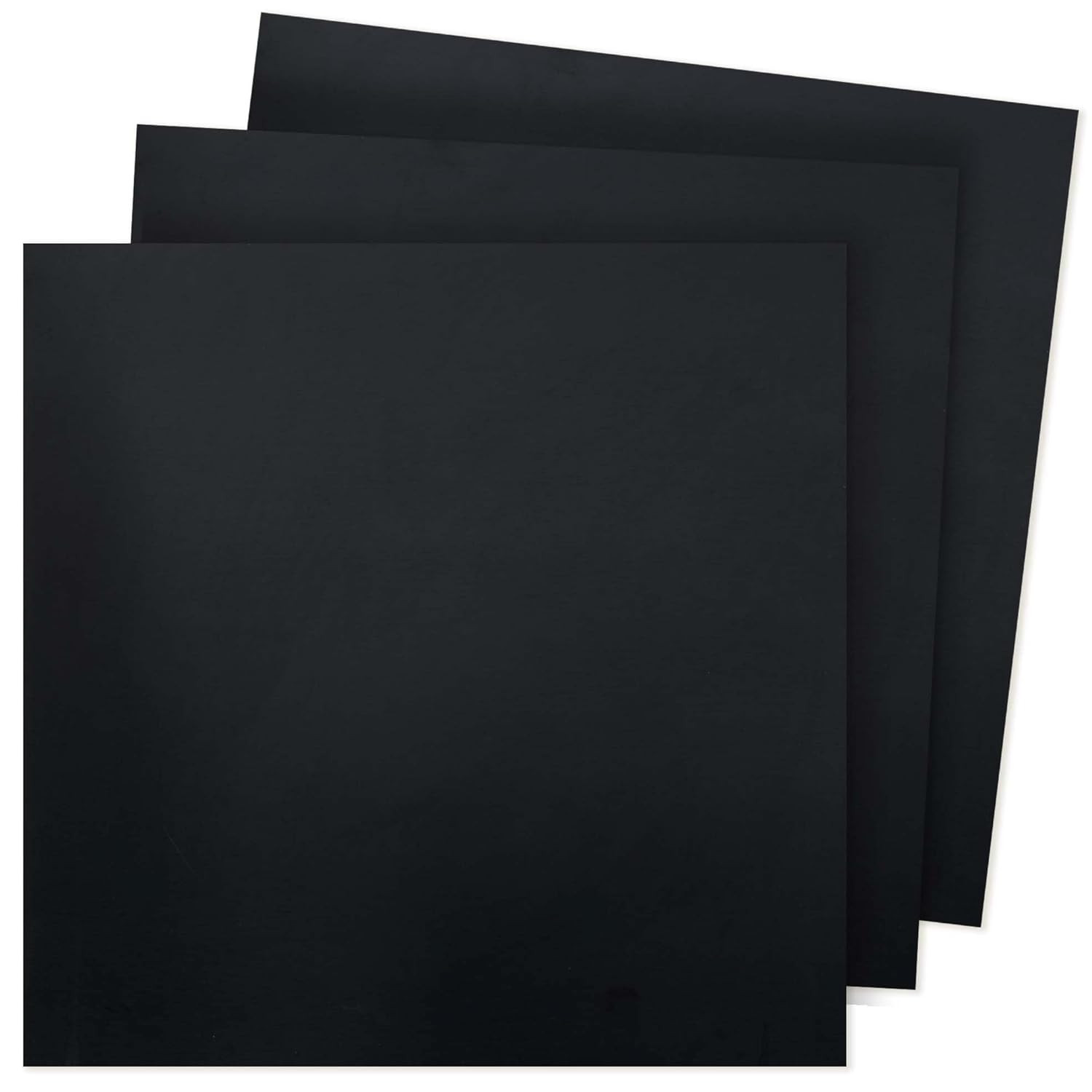 Black Phenolic Sheet12 X 12″, 1/8″ Inch Thick, Pack of 3, Laminated Resin Plate