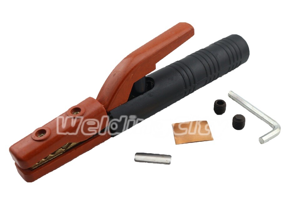 WeldingCity® USA Made 1-AWG Welding Cable Orange & Stick Holder Tweco Plug | USA