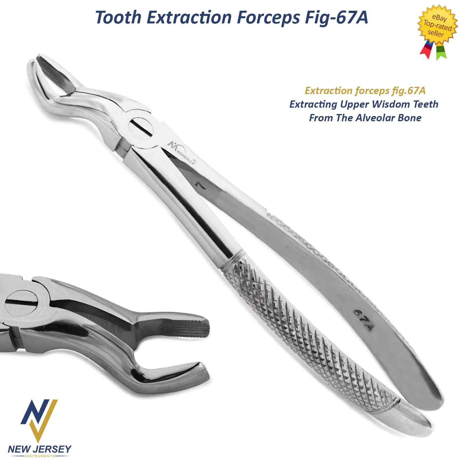 Dental Tooth Extraction Kit Extracting Forceps Coupland Elevator Molt 9