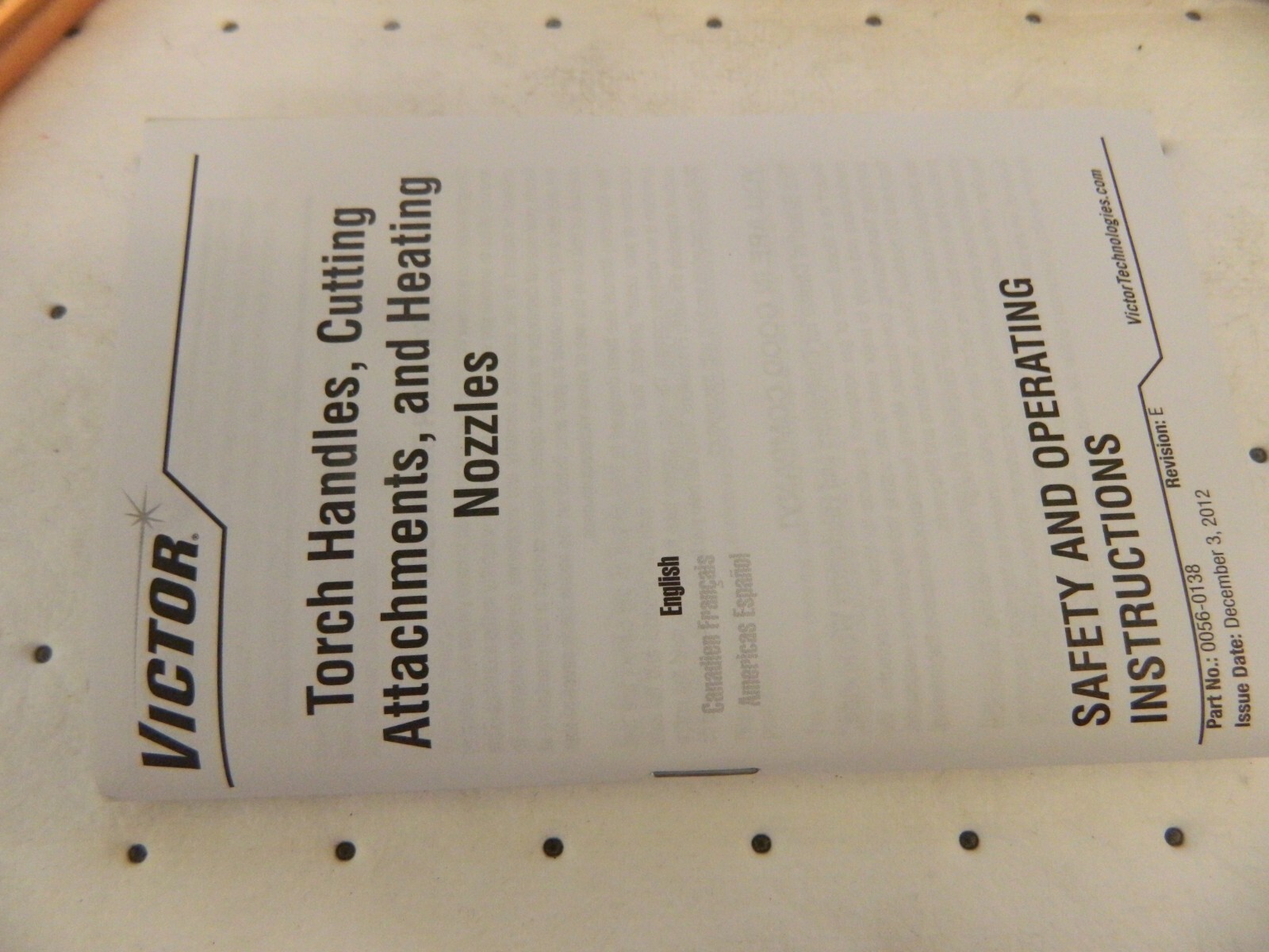 VICTOR #8 -MFA Tip, Acetylene, Heating Nozzle 0323-0252