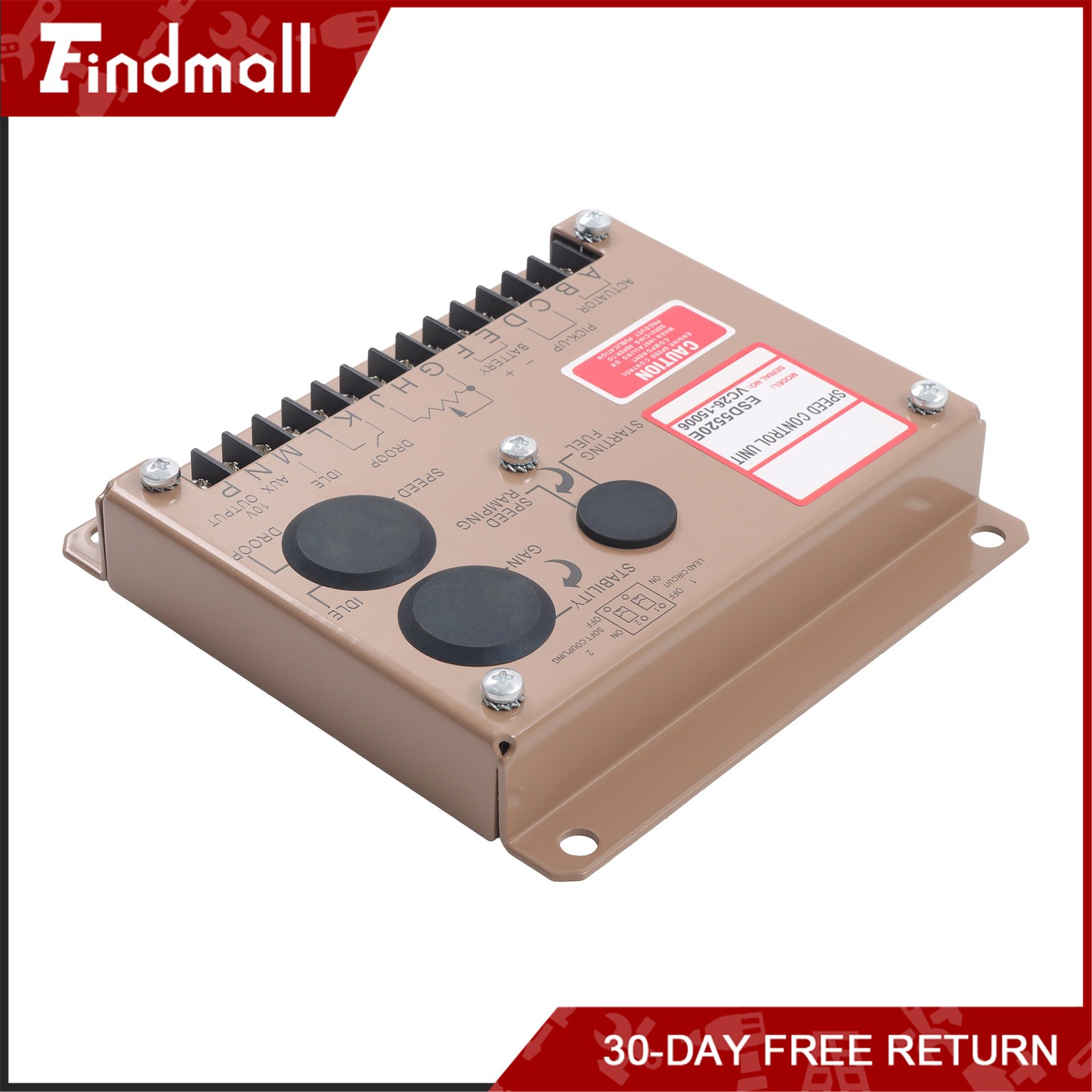 Findmall ESD5520E Governor Speed Control Unit for Diesel Generator Set