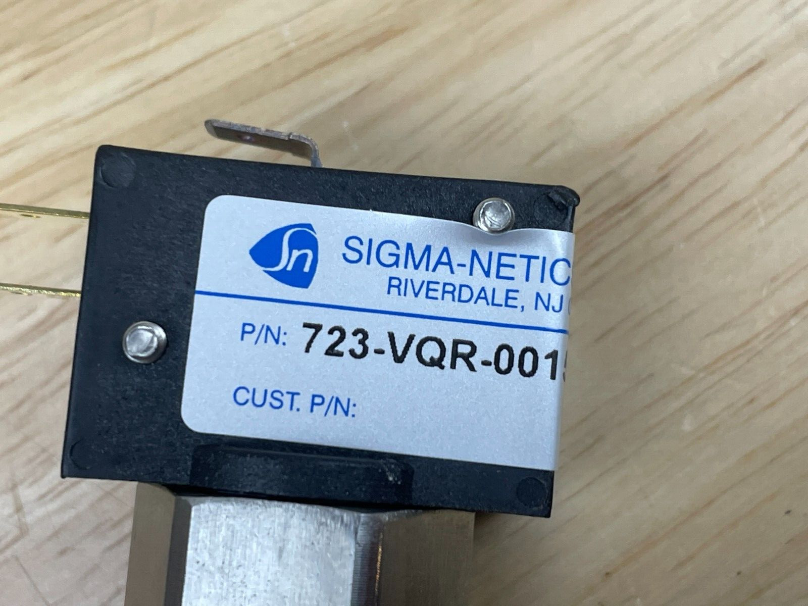 Sigma-Netics 723-VQR-0015N Pressure Switch