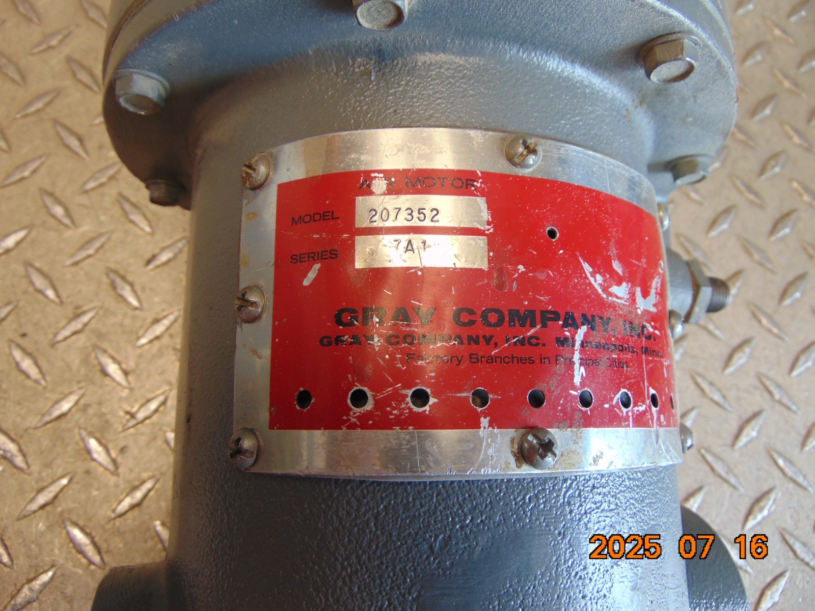 GRACO MODEL 207-352 PRESIDENT AIR POWERED PUMP