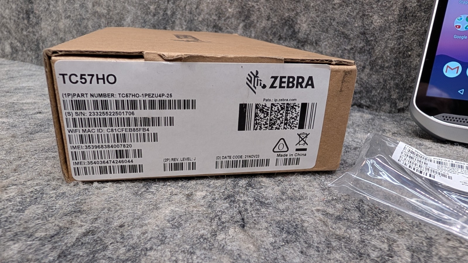 Zebra TC57 Mobile Handheld Barcode Scanner – (TC57HO-1PEZU4P-25) 🔥New🔥