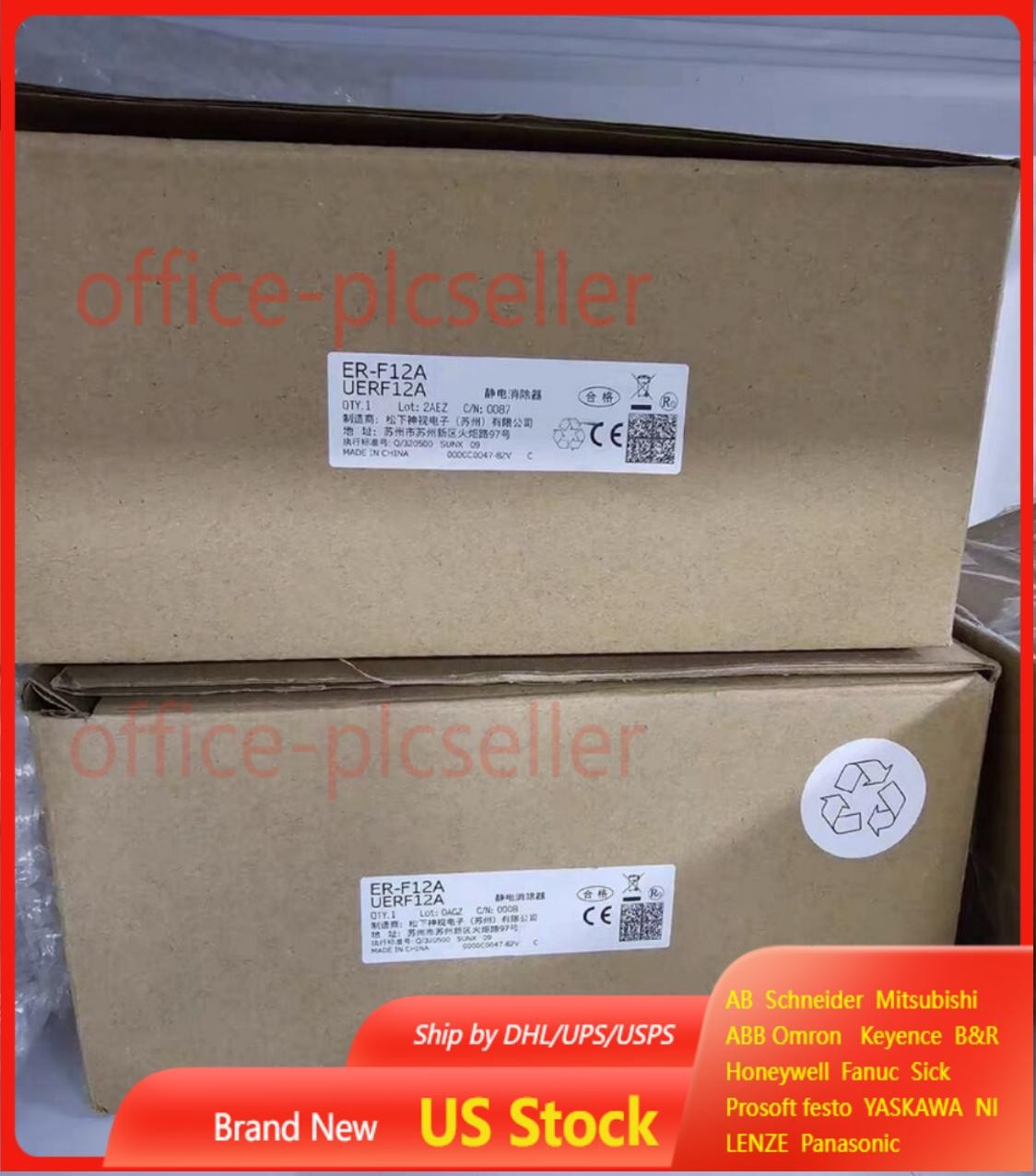 1PC New Panasonic ER-F12A UERF12A Static Eliminator Fun Brand Free Ship