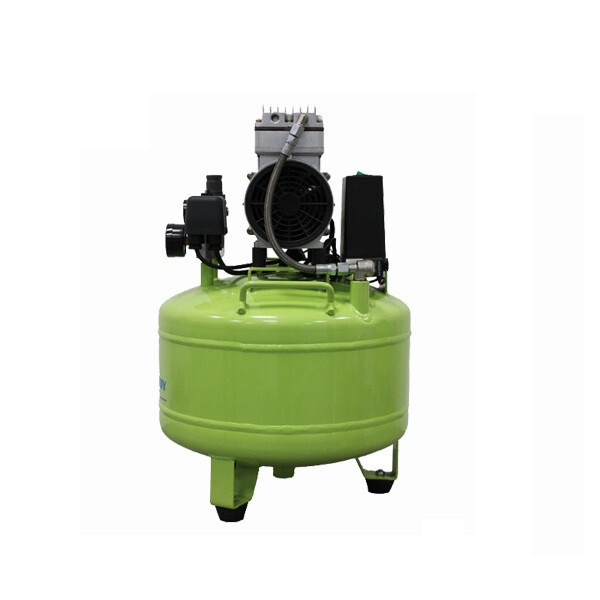 40L Low Noise Silent Oil Free Air Compressor GA-81 One for Two Dental Chair US