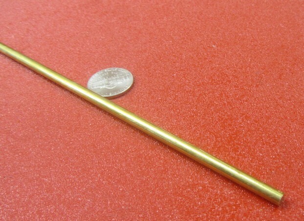 360 Brass Rod 3/16″ (.188″) Diameter x 24.0″ Length, 4 Pcs, 8 Ft