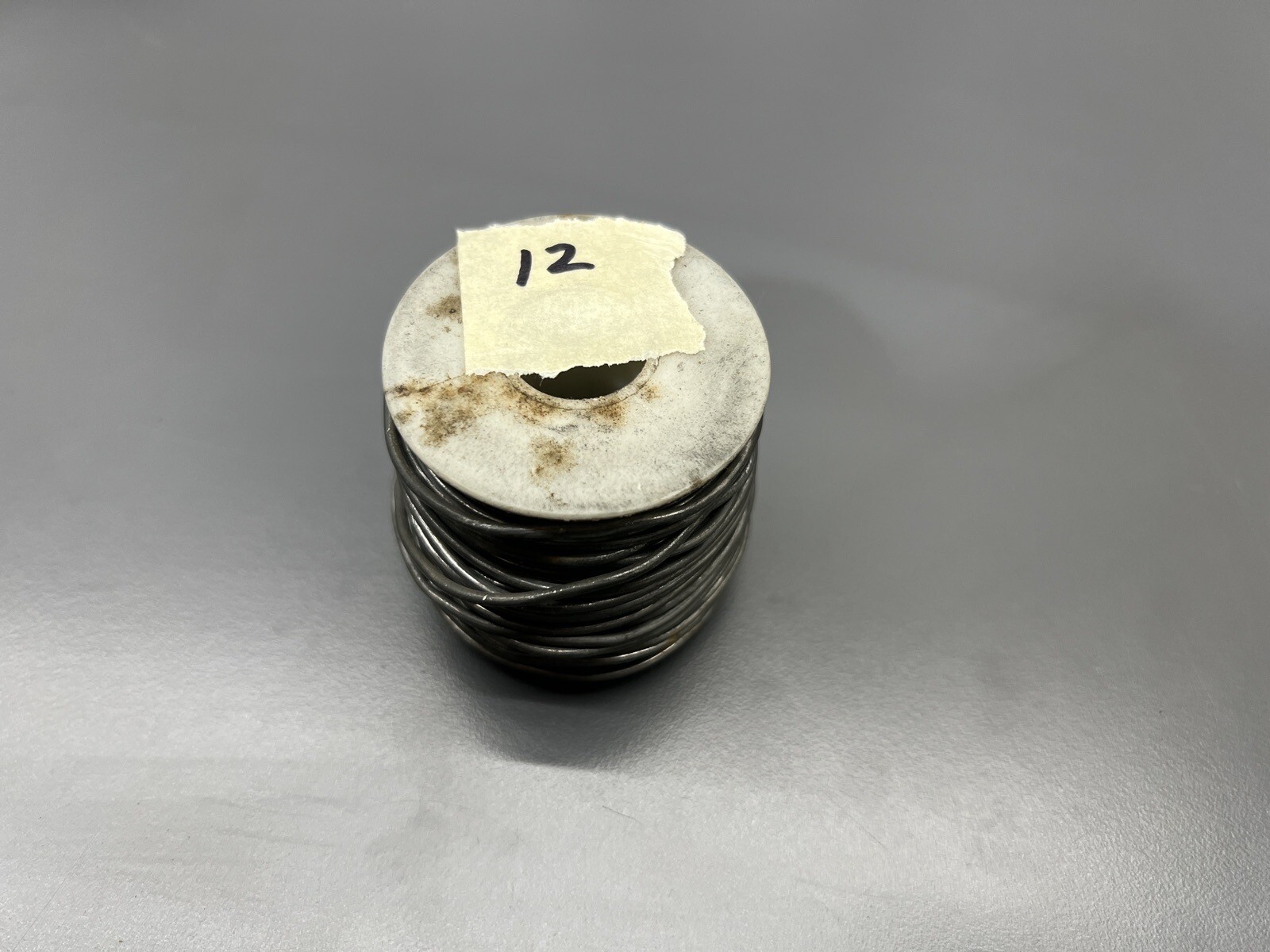 16.4 OZ. ROLL NASSAU SPEC AT 7076 PURE WATER WHITE .070 DIA C ROSIN CORE SOLDER