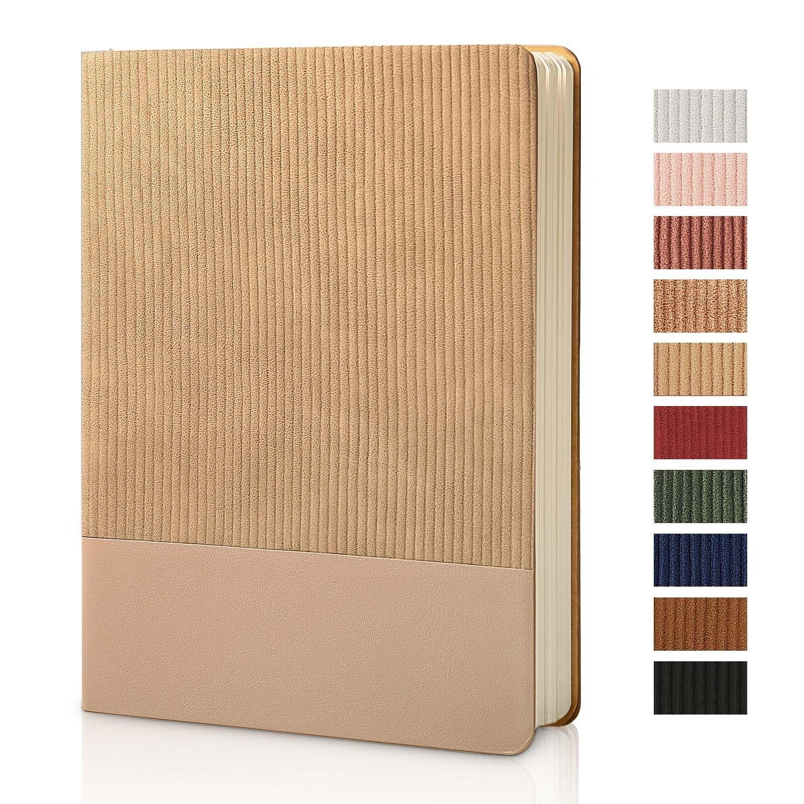 Lined Notebook Journal Notebooks for Work Hardcover Journaling 5.79″x8.27″ A5…