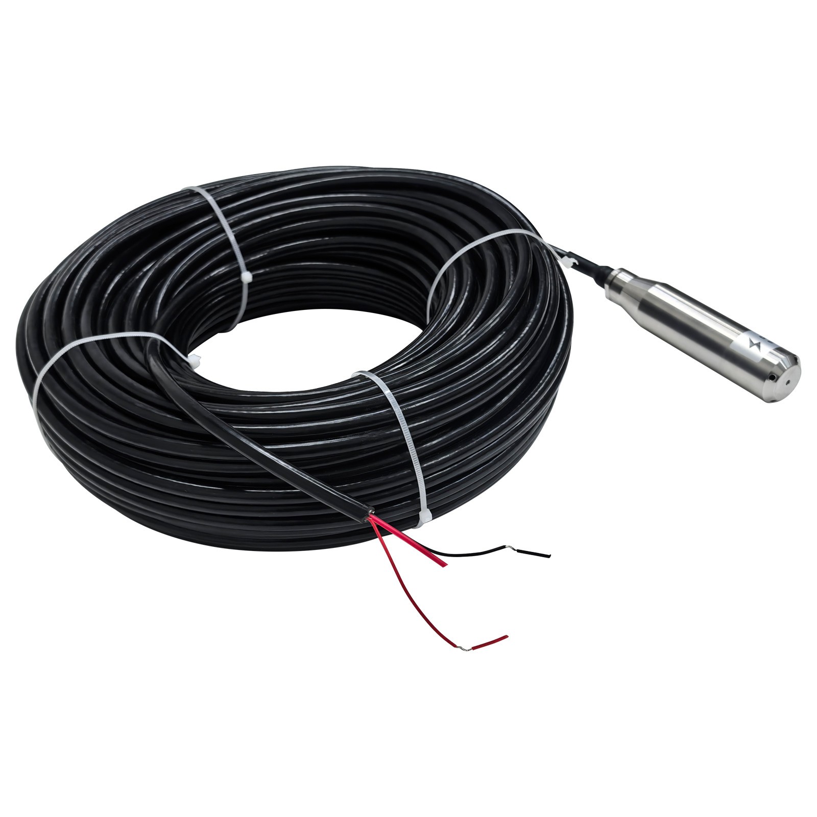 High Accuracy 0.5%FS Submersible Water Level Sensor 50M, 4-20mA, IP68 SS Probe