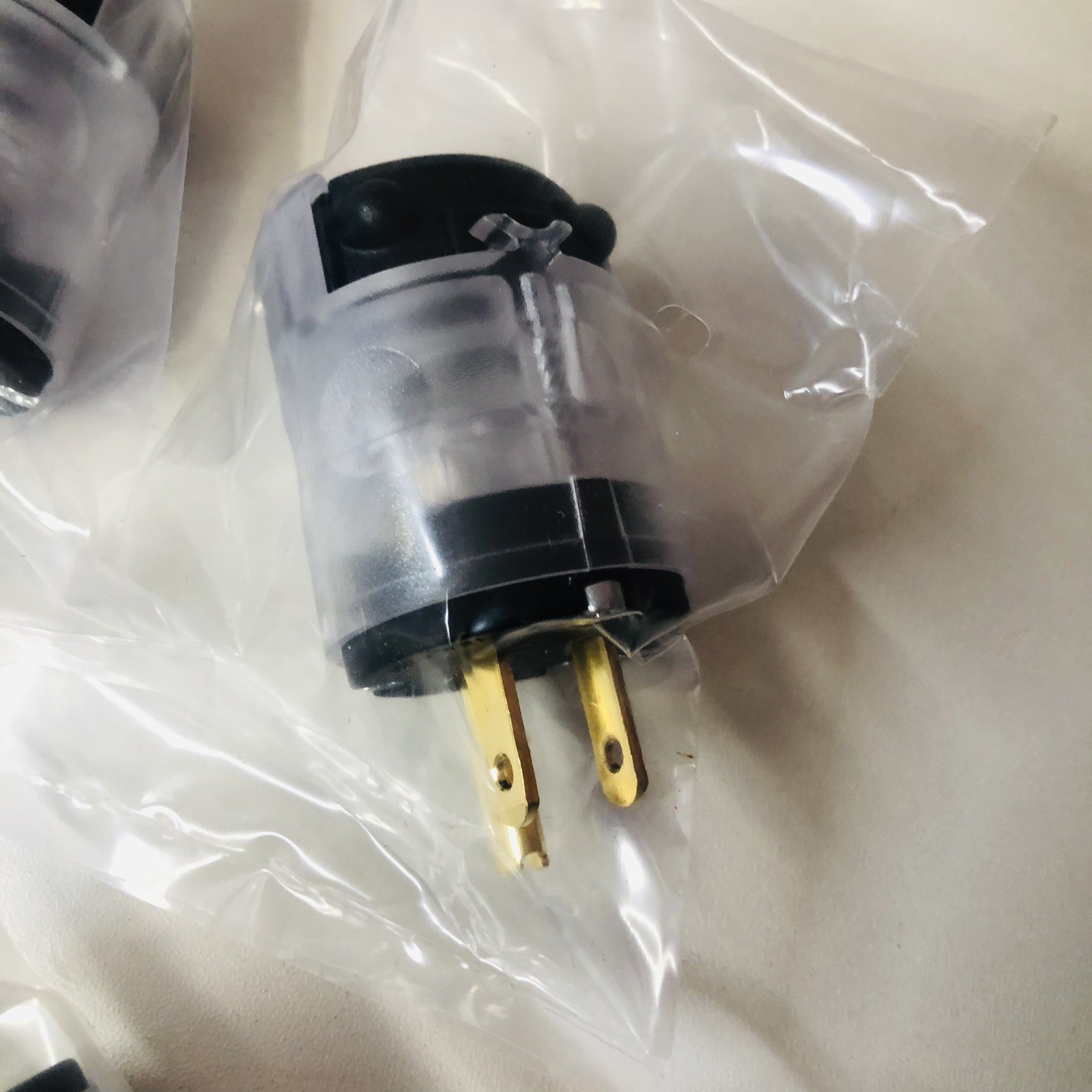 (5 PACK) EPLESFTON STRAIGHT BLADE PLUG AND CONNECTOR SET 5-15P 5-15R
