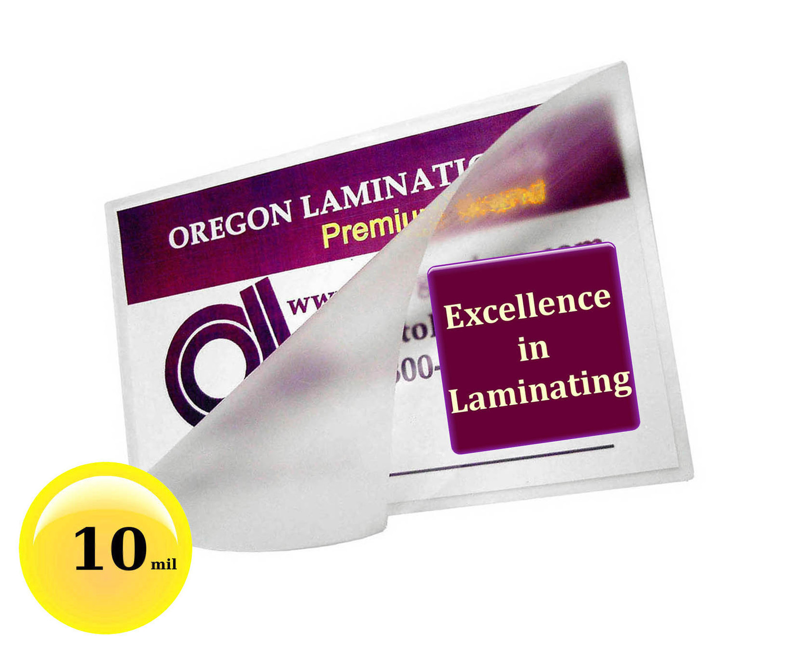 10 Mil File Card size Hot Laminating Pouches 3-1/2 x 5-1/2 [100] 3.5 x 5.5 Clear