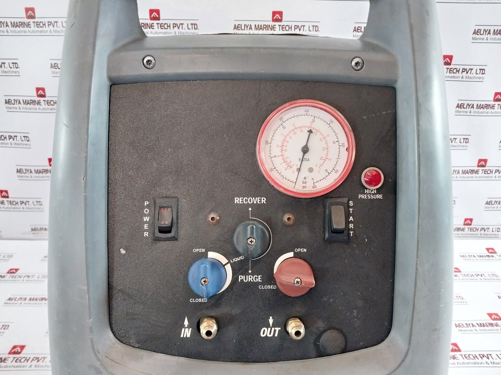 ROBINAIR 25150B High Pressure Recovery Machine 0-800 PSI 0-55 BAR R410A 115VAC