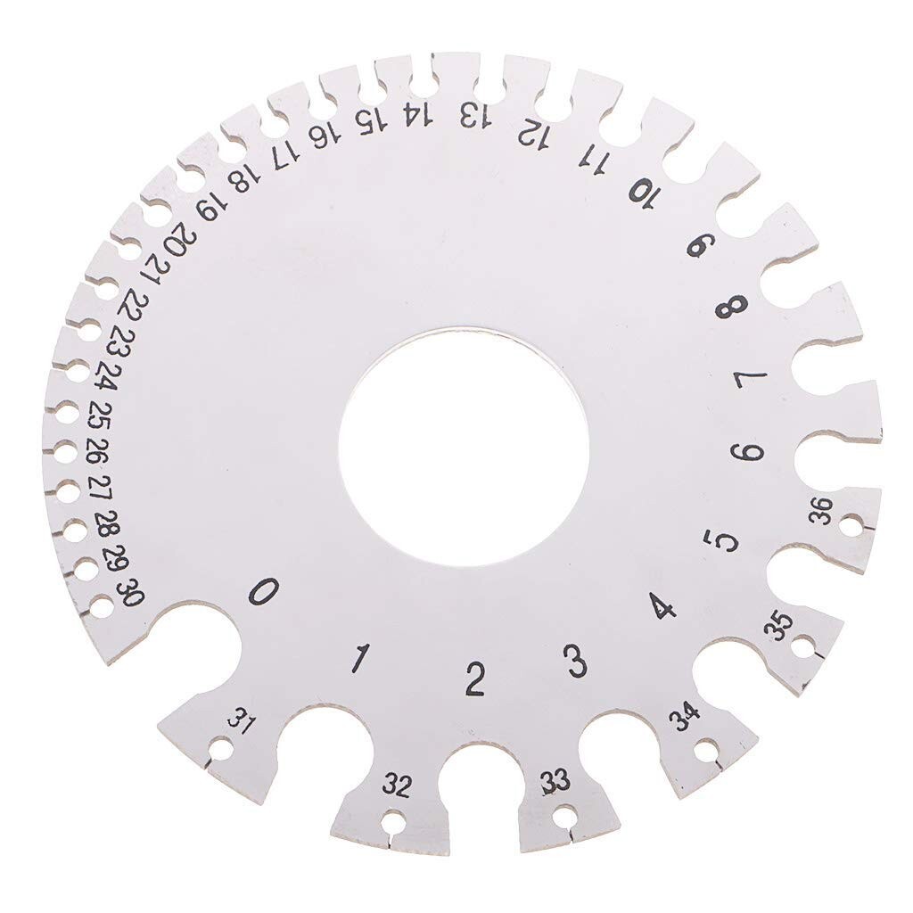 Round Thickness Stainless Steel Wire Gauge Diameter Gage Metal Inch Measurement