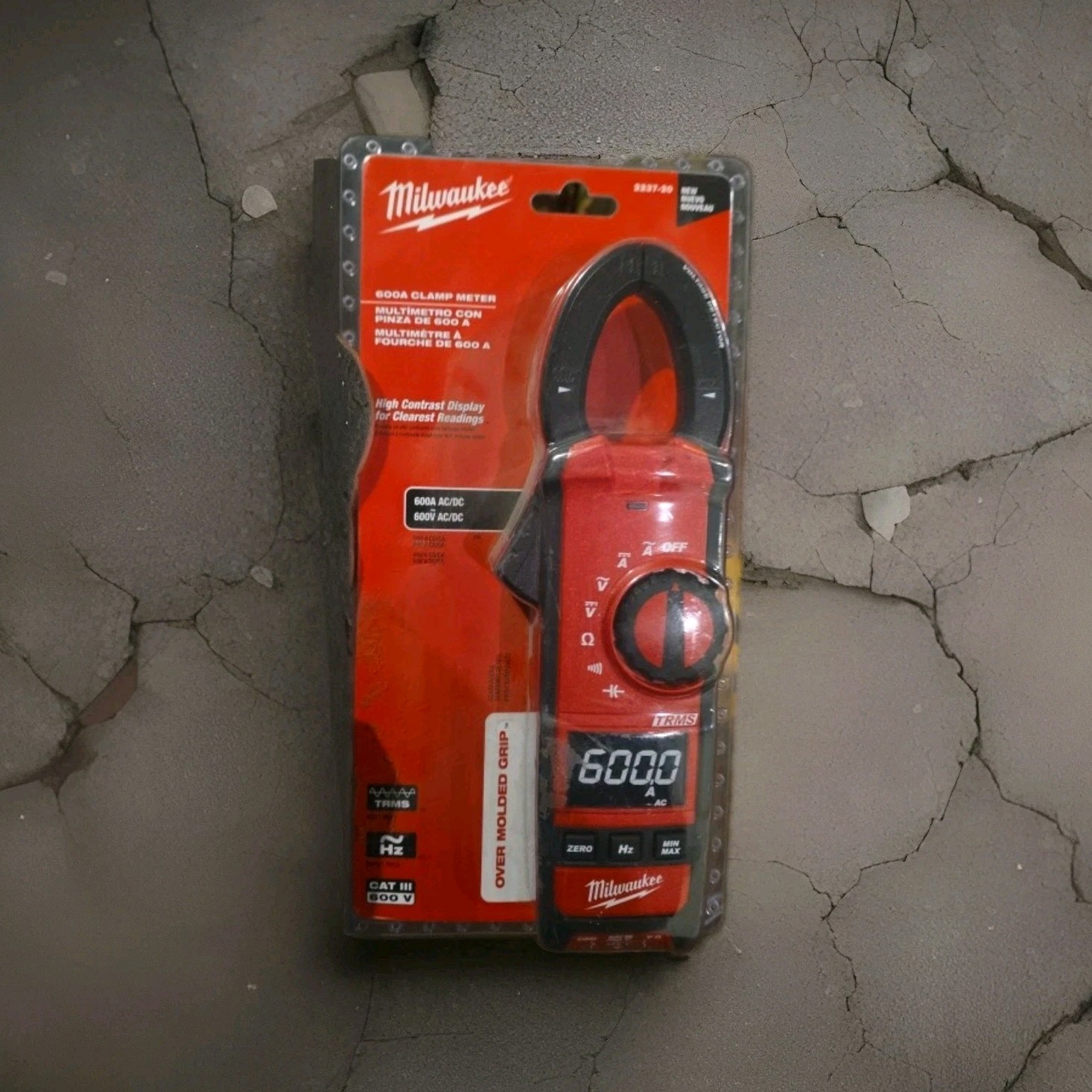 Milwaukee 2237-20 600A Clamp Meter Digital Multimeter TRMS 6000 Count CAT III