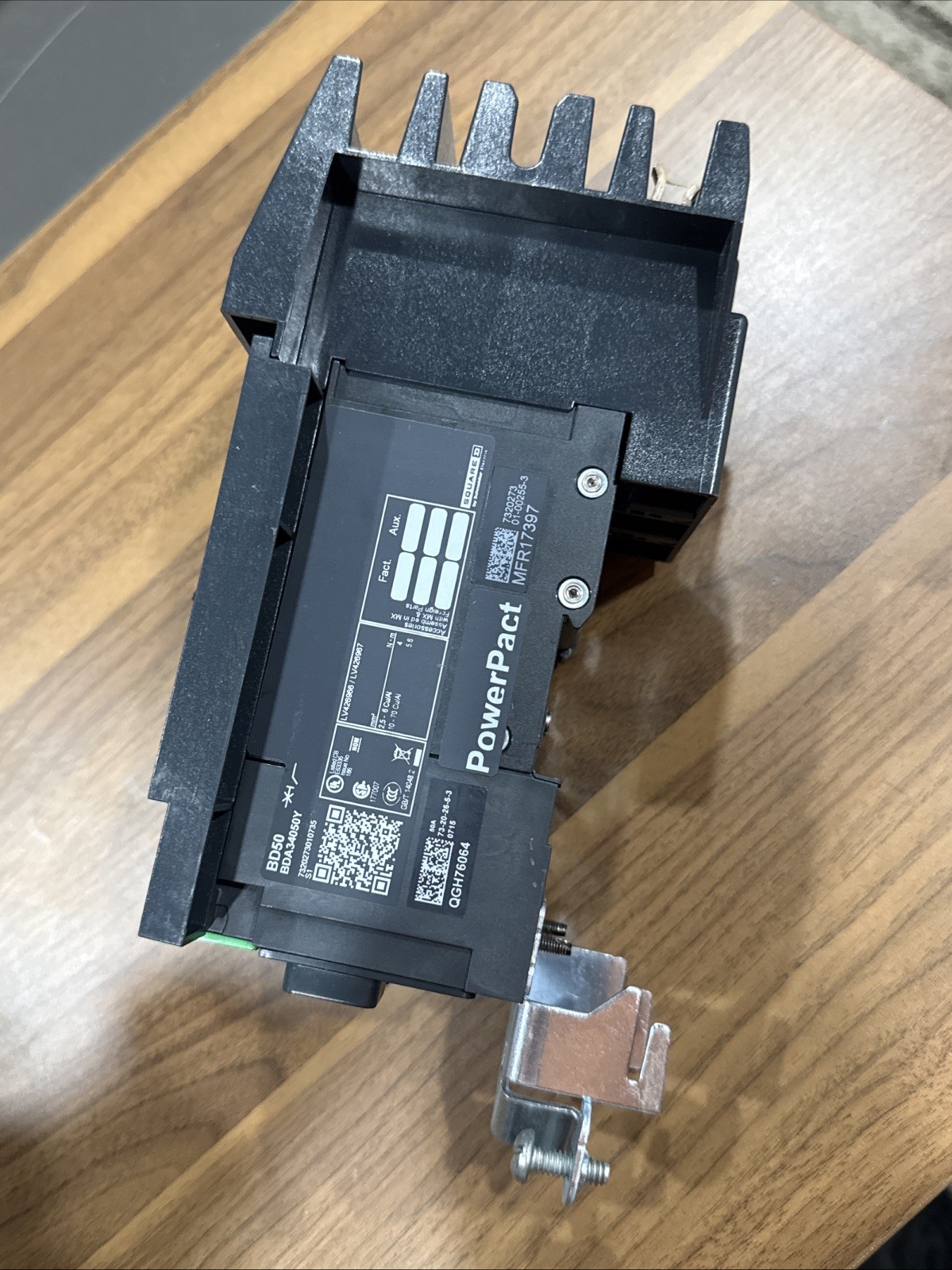 Square D PowerPact BDA34050Y 50A 3P 18kA@480V I-line Circuit Breaker