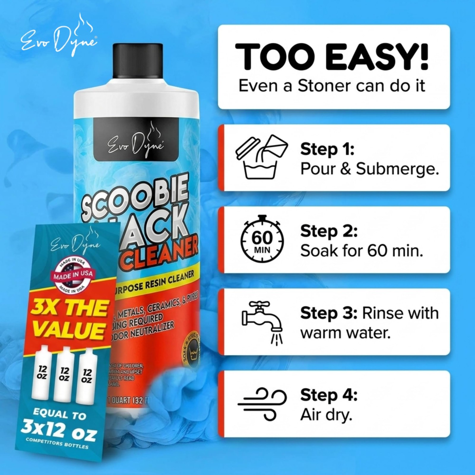 Evo Dyne Pipe 32 Fl Oz (Pack of 1), Attribute not applicable for the product
