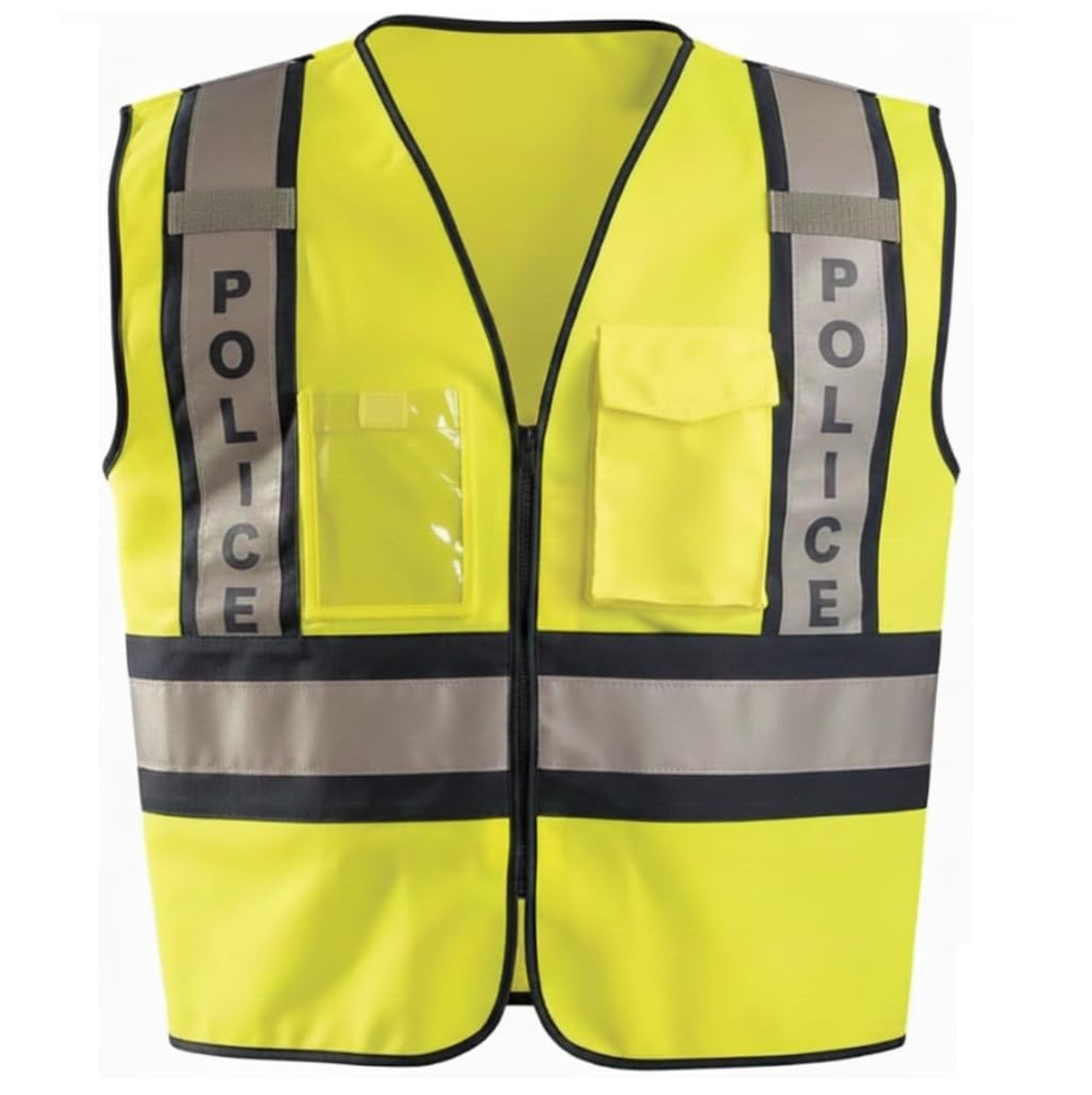 OccuNomix Premium Solid Public Safety Vest – High Visibility, Adjustable Fit