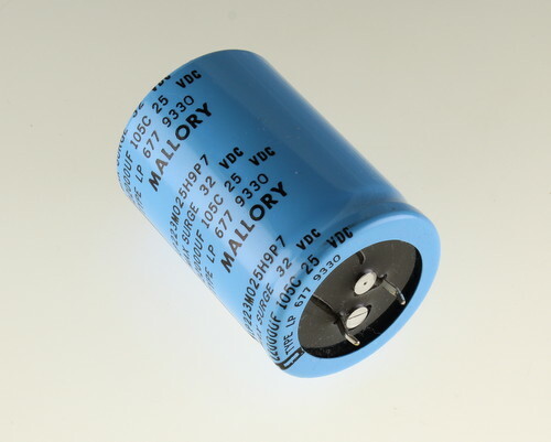 (8pcs) 22000uF 25V DC Radial Snap In Mount Electrolytic Capacitor 25VDC 22000mfd