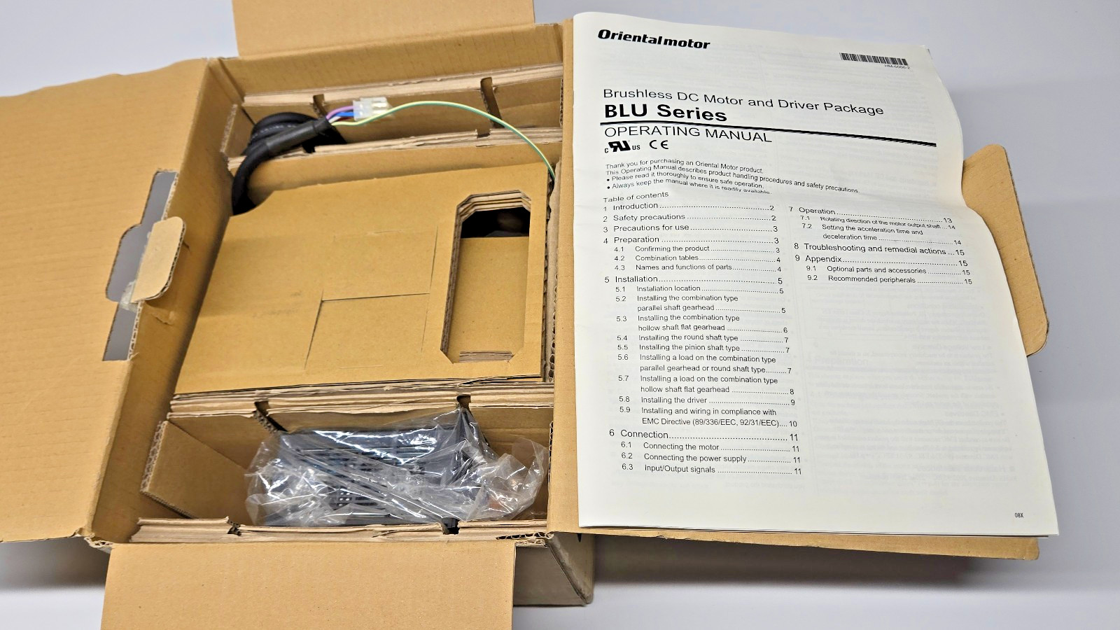 Oriental Motor BLU590A-5 Brushless Motor Speed Control System New open box