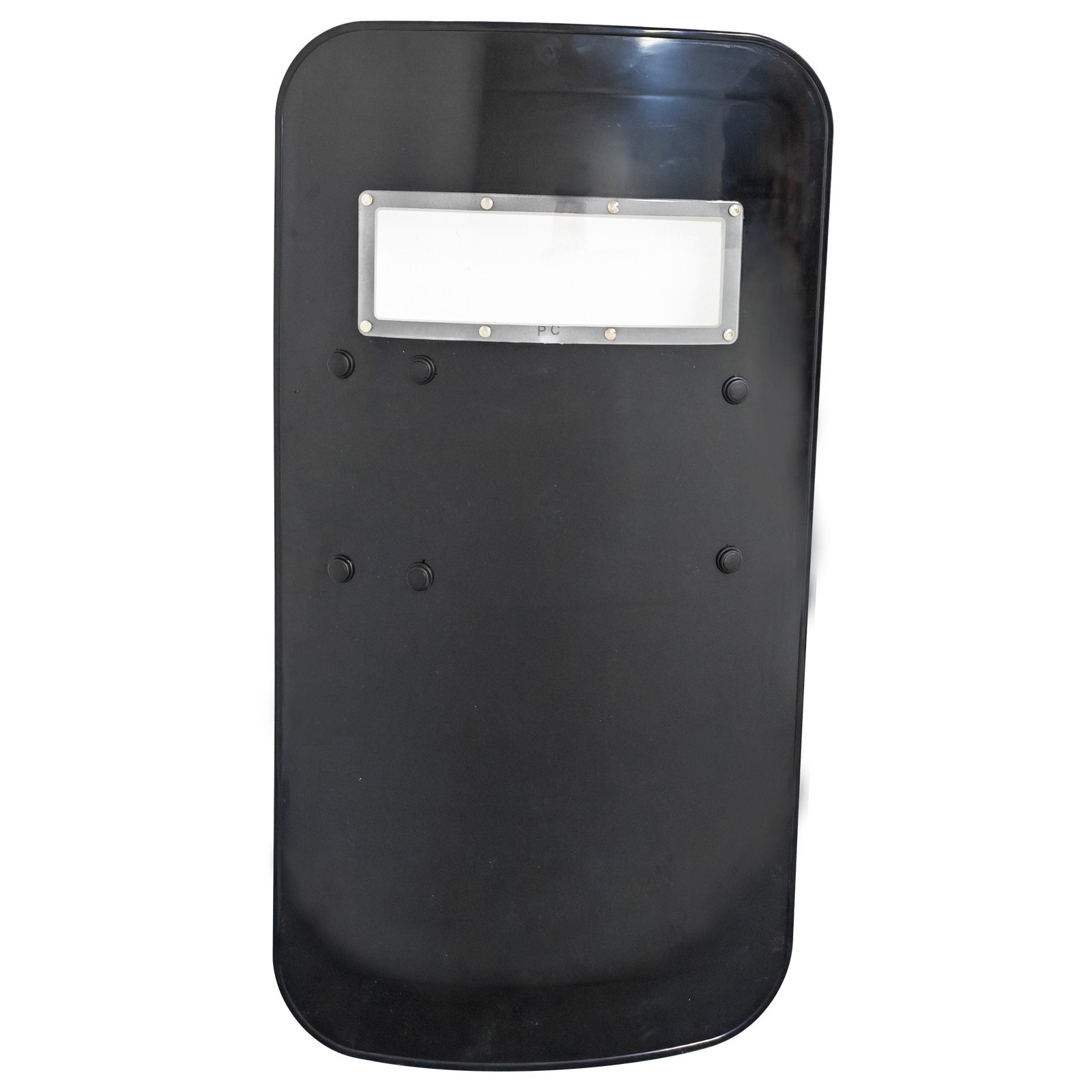 Black Four-Hole PC Riot Shield Security Protection High-quality PC Materials