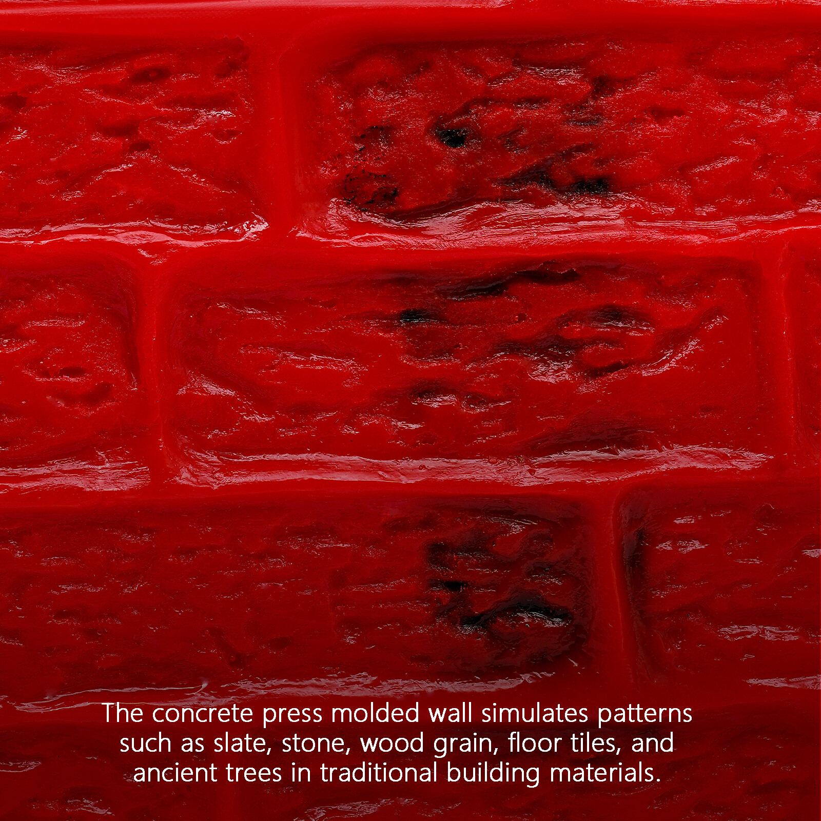 1* BIG Concrete Texturing Skin 22×12″ Concrete Stamps Mats Set Concrete Stamping