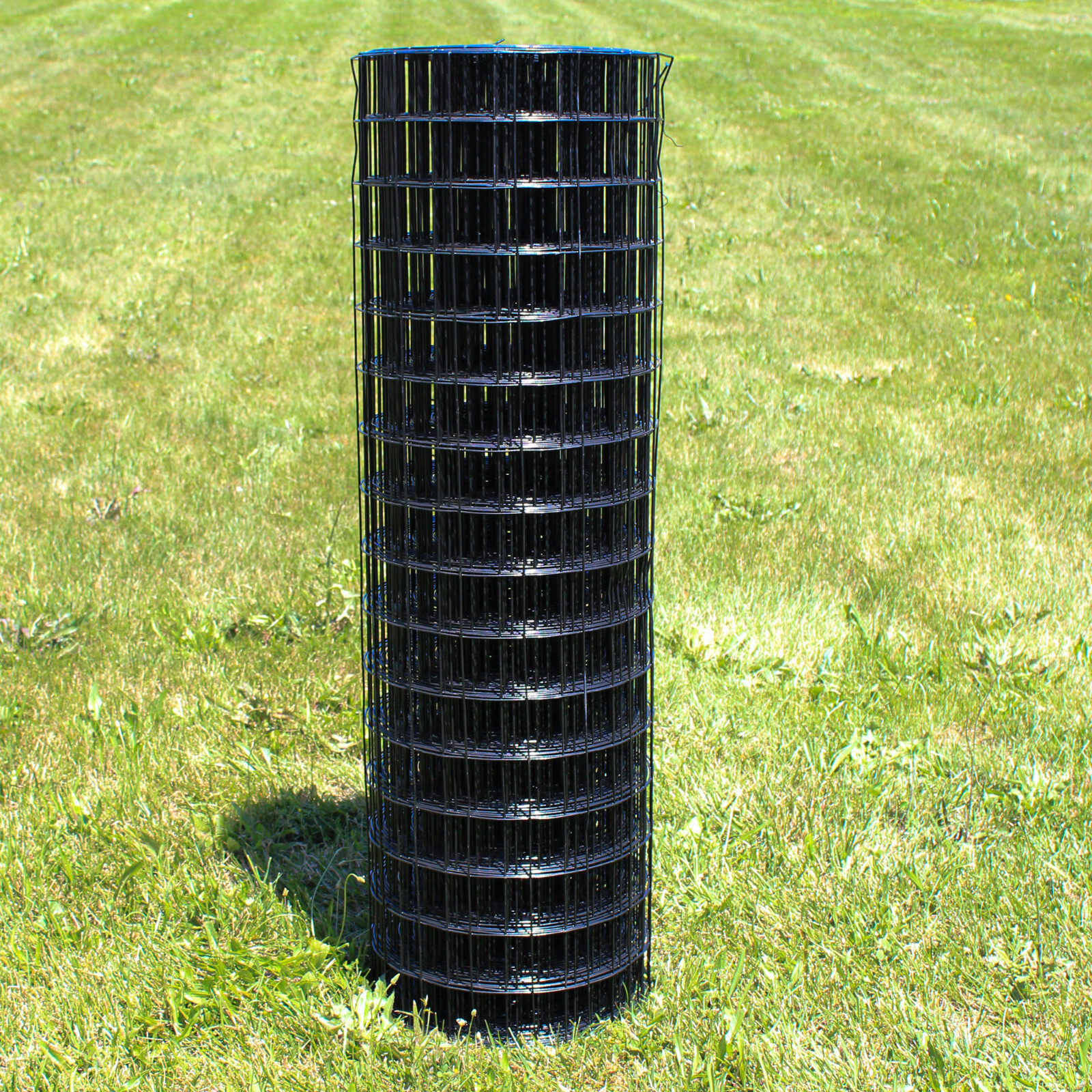 5’x100′ 12.5ga Galv Steel Black PVC Coated Welded Wire 4»x4» – Animal Fencing