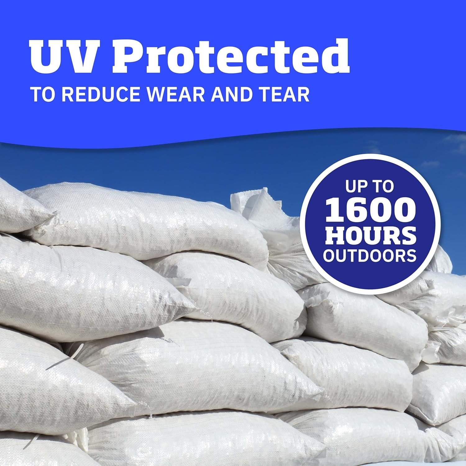 Heavy Duty Sand Bags with Tie Strings Empty Woven Polypropylene Sand-Bags for Fl