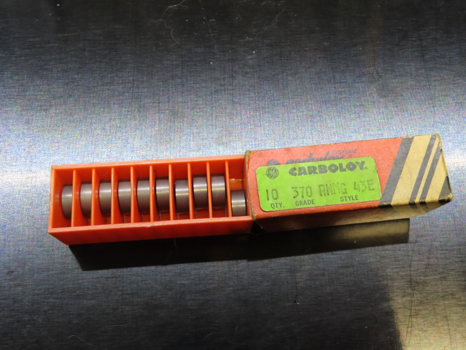 10 NEW Carboloy RNMG 43E 370 carbide turning inserts