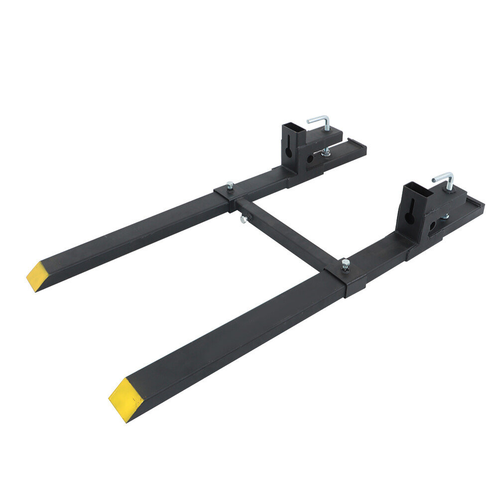 4000Lbs 60» Tractor Pallet Forks Clamp on Skid Steer Loader Bucket Quick Attach