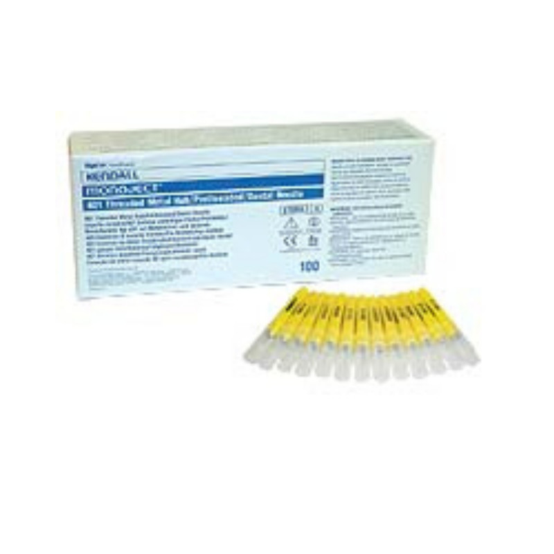MONOJECT 27 GAUGE SHORT PLASTIC HUB NEEDLES 1000/CASE STERILE DISPOSABLE