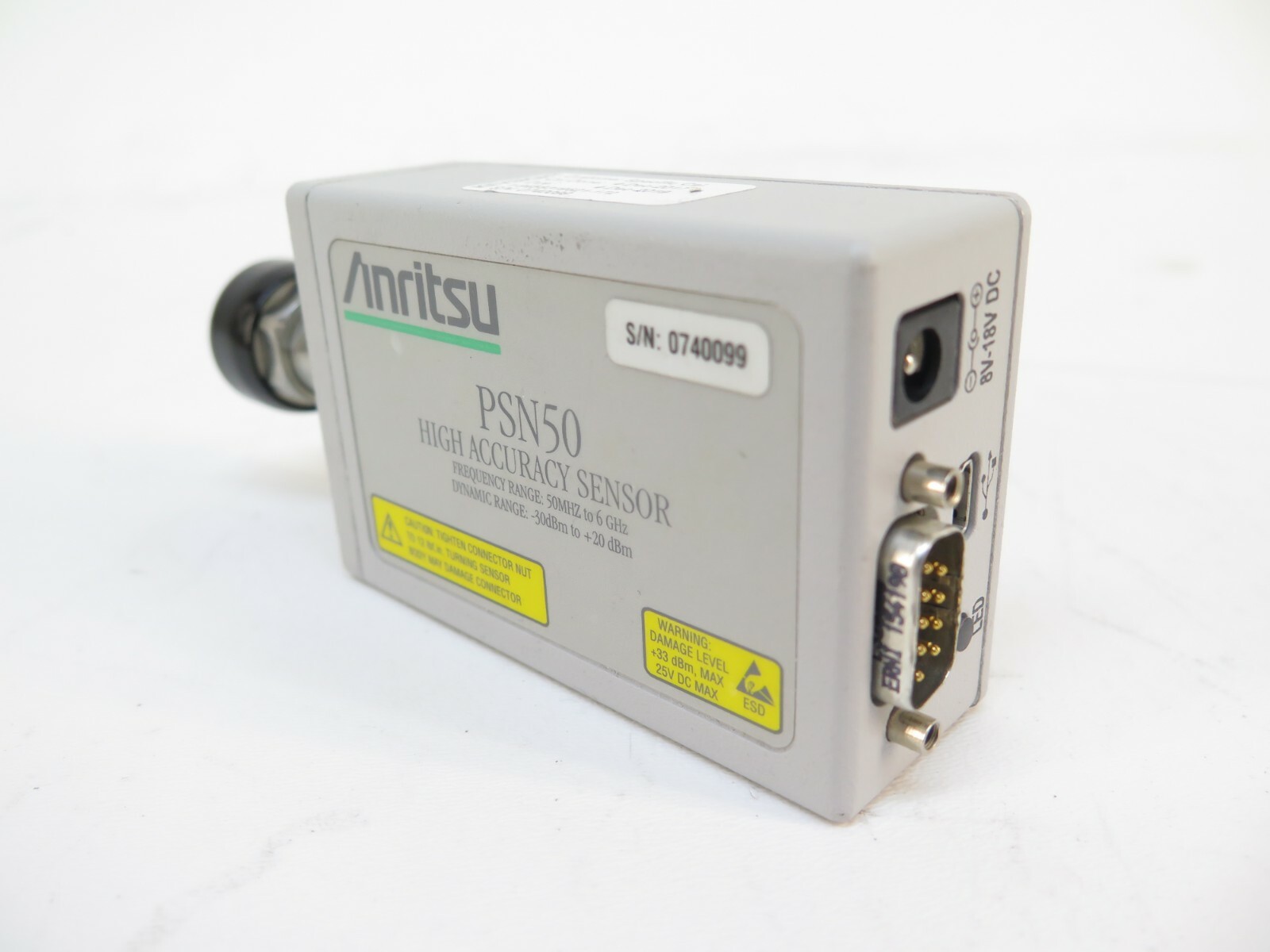 Anritsu PSN50 50MHz 6GHz Power Meter 50MHz to 6 GHz, -30dBm to +20dBm