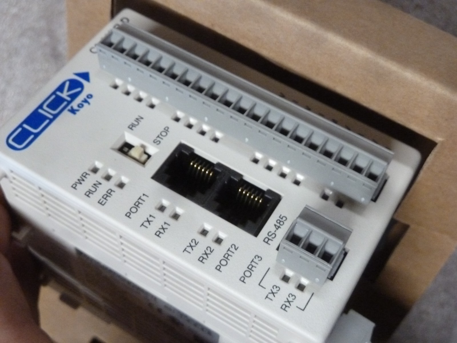 AutomationDirect C0-02DR-D CLICK Koyo Analog CPU Module 24VDC