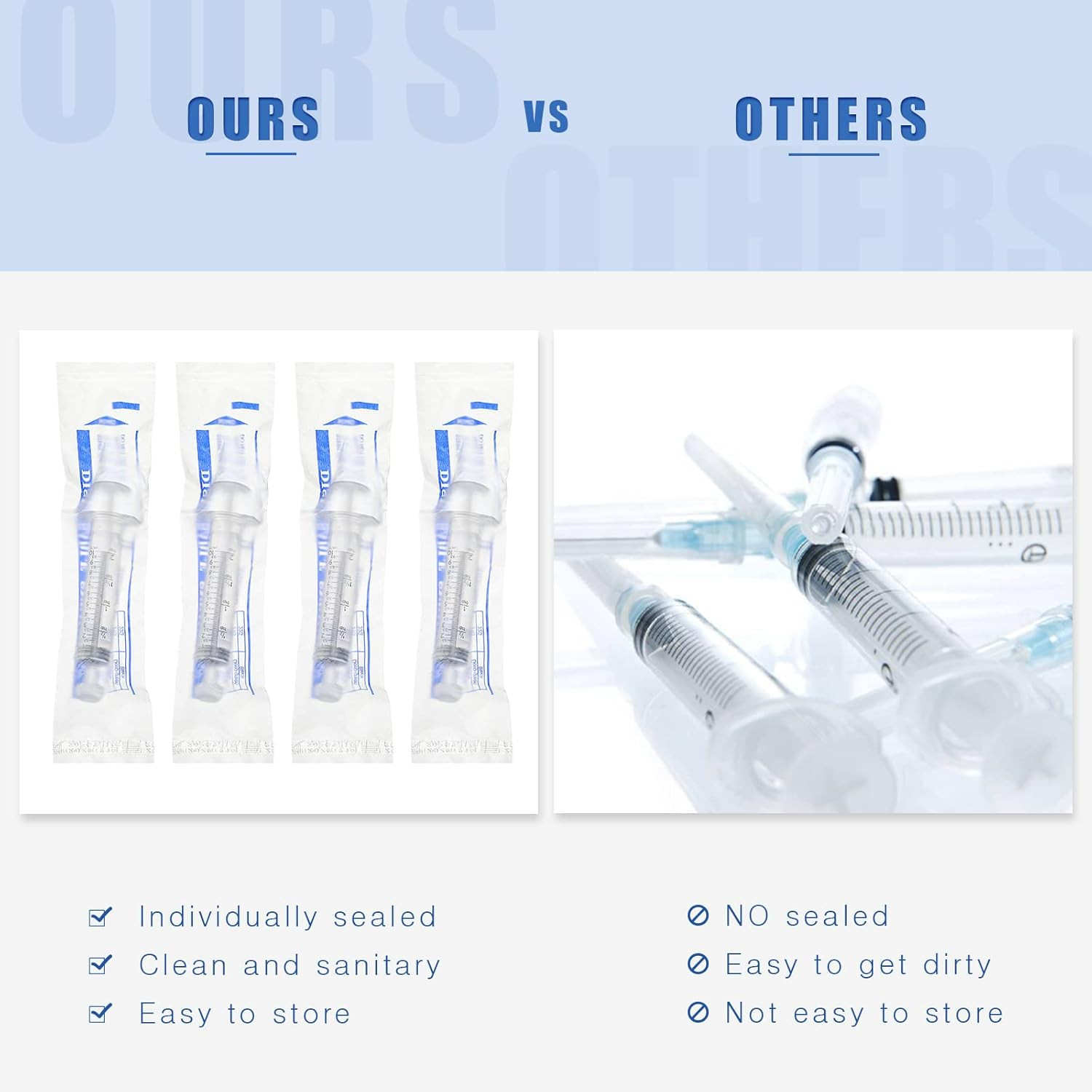 10 Pack Plastic Syringe Liquid Measuring Syringes without Needle for Epoxy Resin