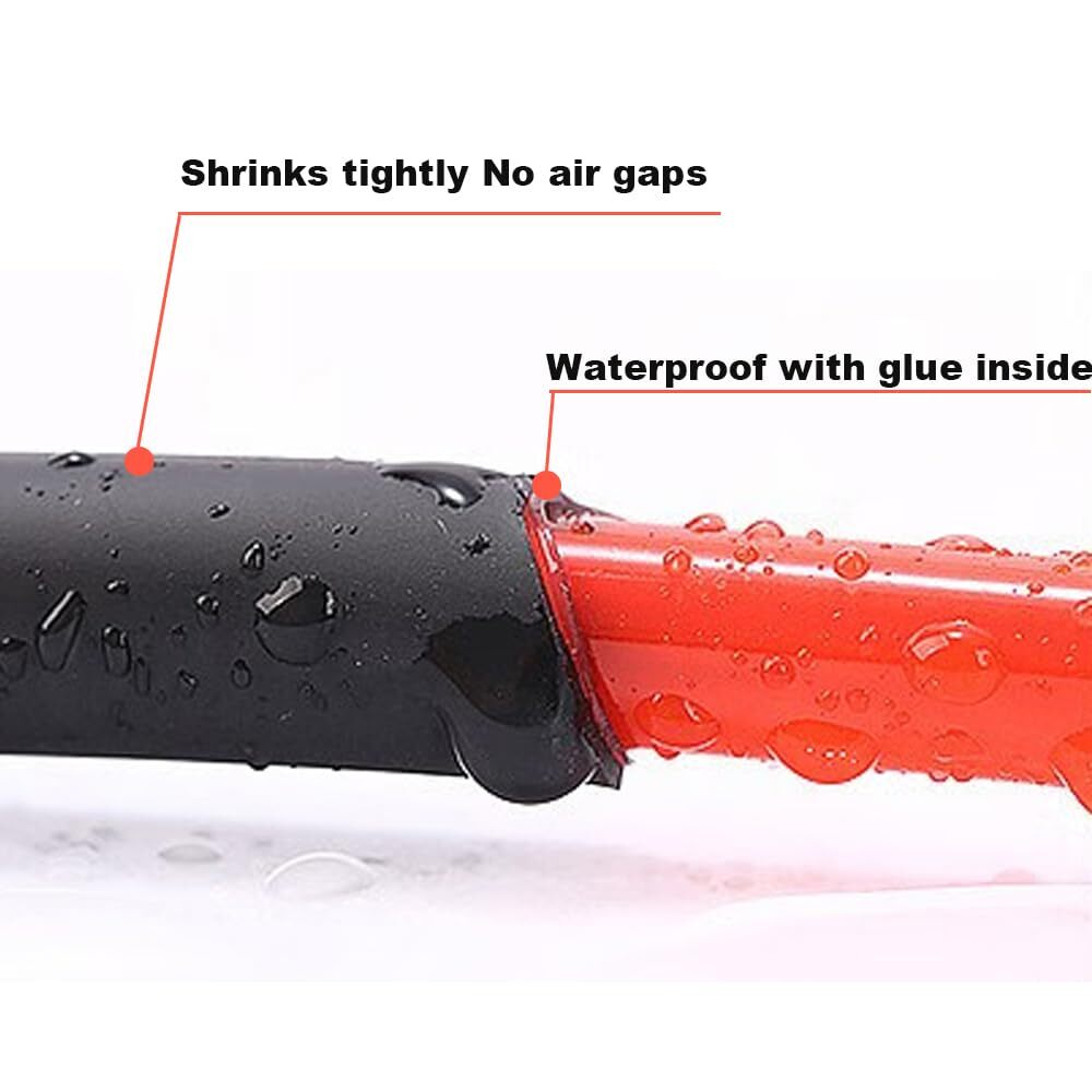 1/2 Inch 10Ft 3:1 Waterproof Heat Shrink Tubing,Marine Grade Shrink Wrap,Wire