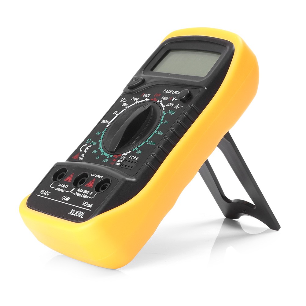 Digital Multimeter AC DC Voltmeter Ammeter Ohmmeter Volt Tester Meter XL830L