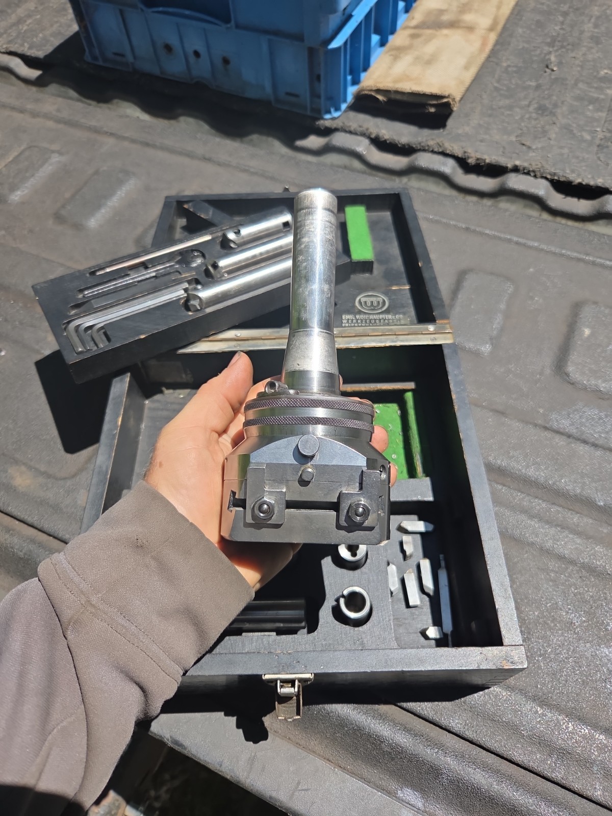 Wohlhaupter UPA3 Boring Facing Head R8 Arbor Shank 4 Bridgeport Milling Machine