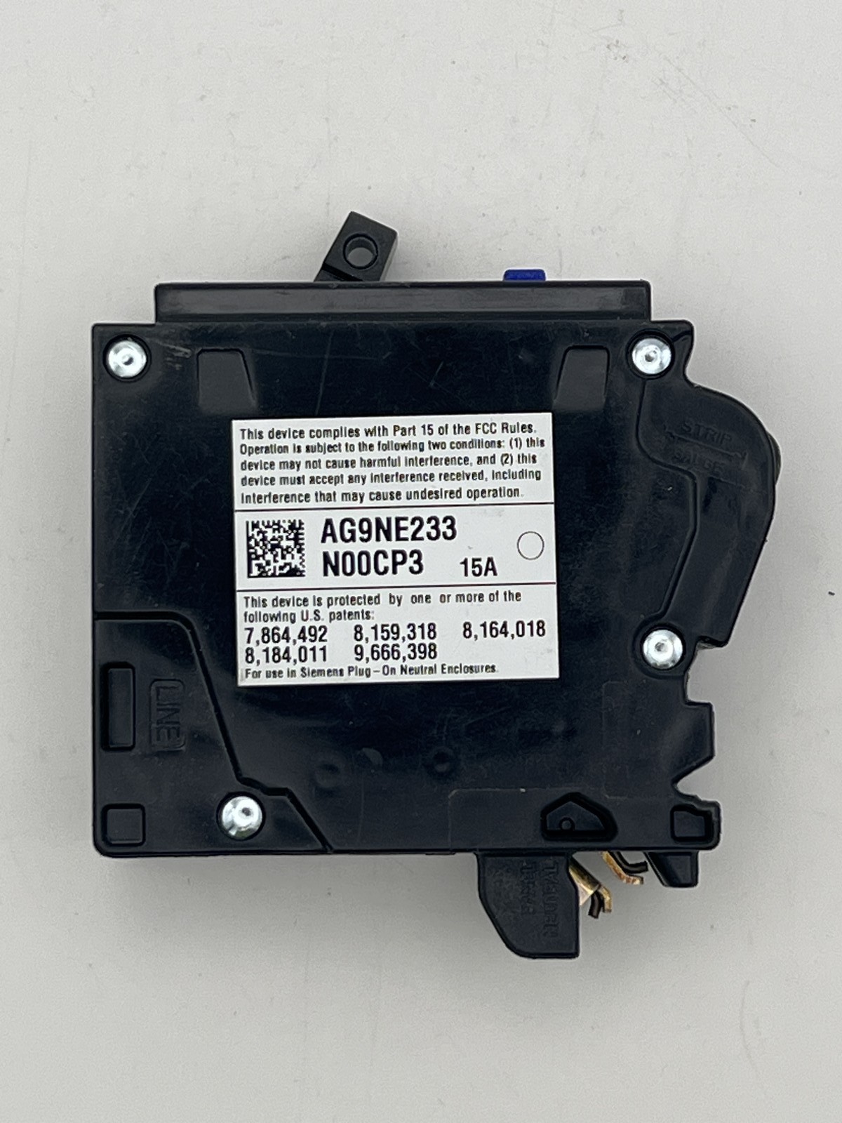 Siemens QA115AFCN Arc Fault Circuit Breaker 15A 120V NOS